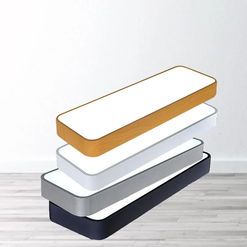 LED Modern Ceiling Light Lamp Hall Surface Mount Flush Panel Rectangle Lighting Fixture Bedroom Living Room Office