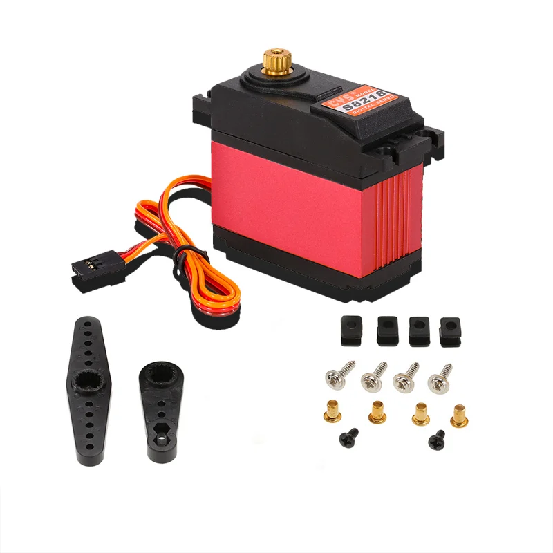 1 / 2 / 4pcs CYS-S8218 40kg Metal Gear Digitale 6V-7.4V 0.18s-0.20s/60 High Torque HV Servo per 1/5 RC Auto