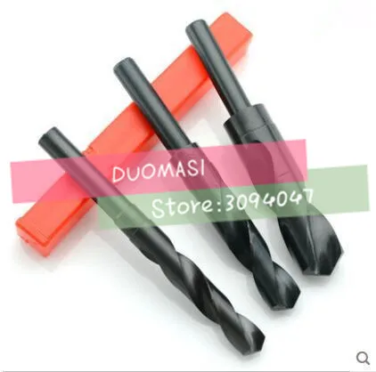 Foret hélicoïdal à tige réduite de 1/2 pouces, foret hélicoïdal HSS de 17.6mm à 22mm pour l'usinage de l'alésage noir de haute qualité (18/19/20/21/22mm)