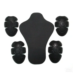 5Pcs/set CE Authentication Motorcycle Jacket Protective Soft Armor Motobiker Racing Suits Protector Rubber Devices Internal Gear