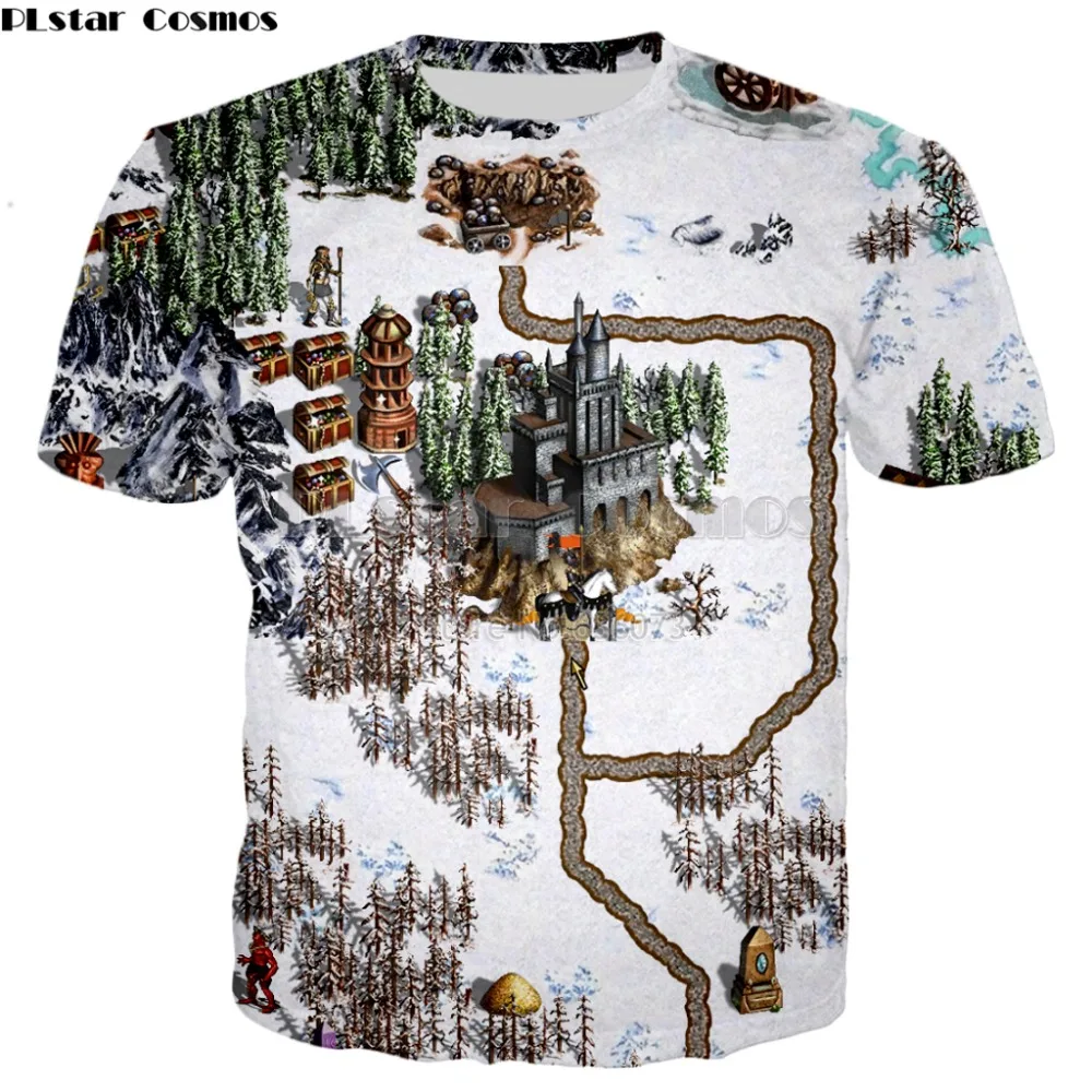 PLstar Cosmos 2019 New style summer T shirt Fashion Men/Women tshirt Classic game Heroes of Might & Magic Print Harajuku t shirt