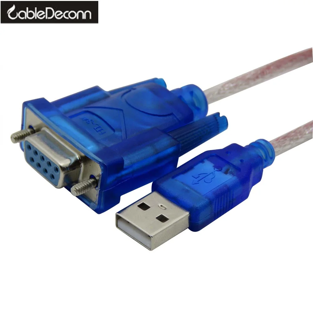 USB to RS232 Female Male Cable USB to Serial Port 9 Holes USB to DB9 Female