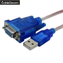 USB to RS232 Female Male Cable USB to Serial Port 9 Holes USB to DB9 Female