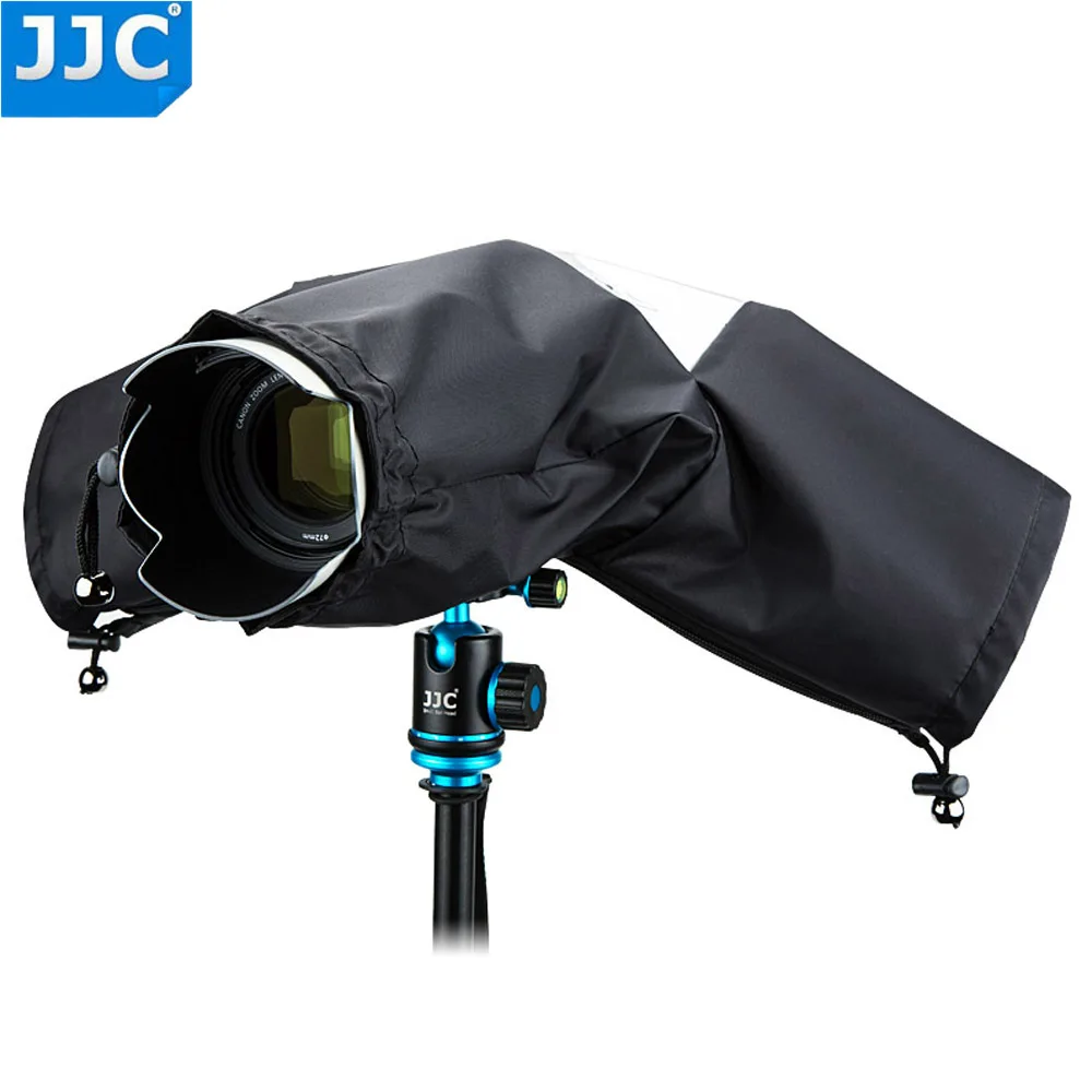 

JJC Rain Cover Coat Dust Protector Case for Nikon D7100 D5500 D5300 D5200 D3300 D90 for Canon 750D 700D 650D 600D 550D Camera