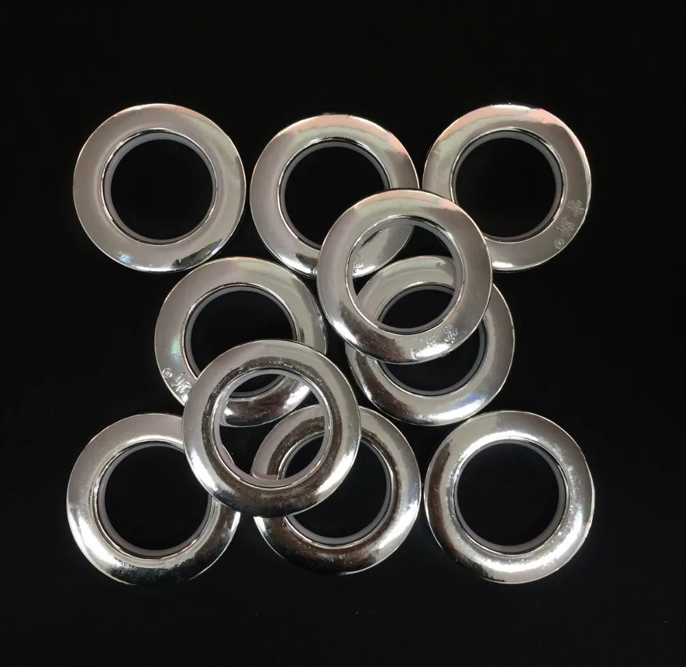 SCHRLING Solid Plastic Curtain Eyelets Roman Rings High Quality Easy Install Grommet Top Accessories for Curtains