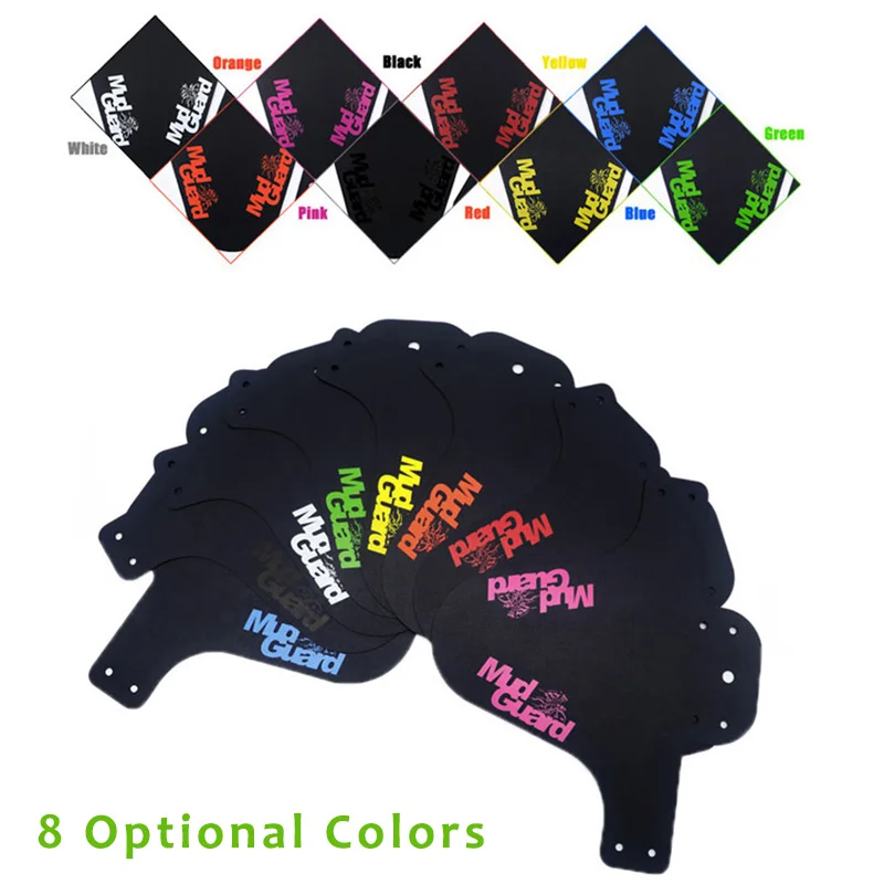 2019 New Bicycle Fenders Plastic Colorful Front /rear Bike Mudguard Mtb Bike Wings Mud Guard Cycling Accessories for Bicycle