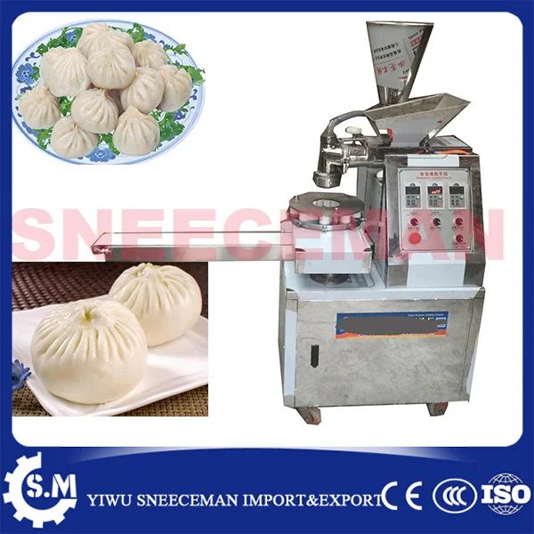 15-200 gram 110v/220v Automatic round steamed bun making machine Hopper Automatic Chinese Stuffed Bread Machine