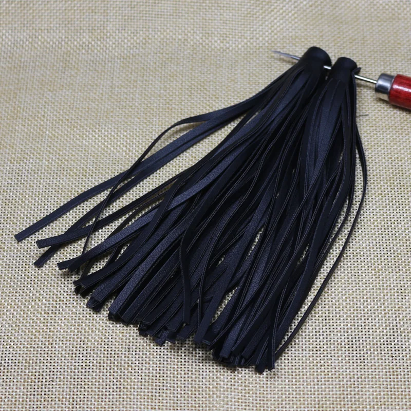 Fashion Leather Tassel Lace Trim Fringe DIY Handmade Clothes Accessory Wholesale 14.8 cm Wide