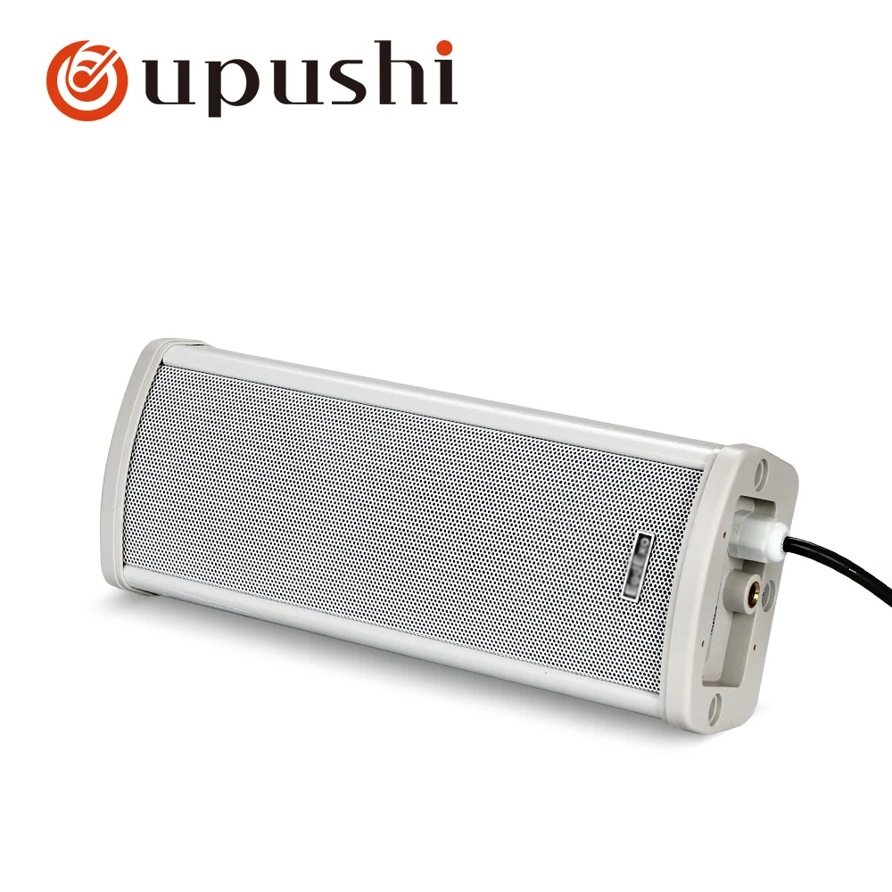 Oupushi waterproof outdoor speakers 4 inch wall mount speakers public address system 20W column speakers Pa patio loudspeakers