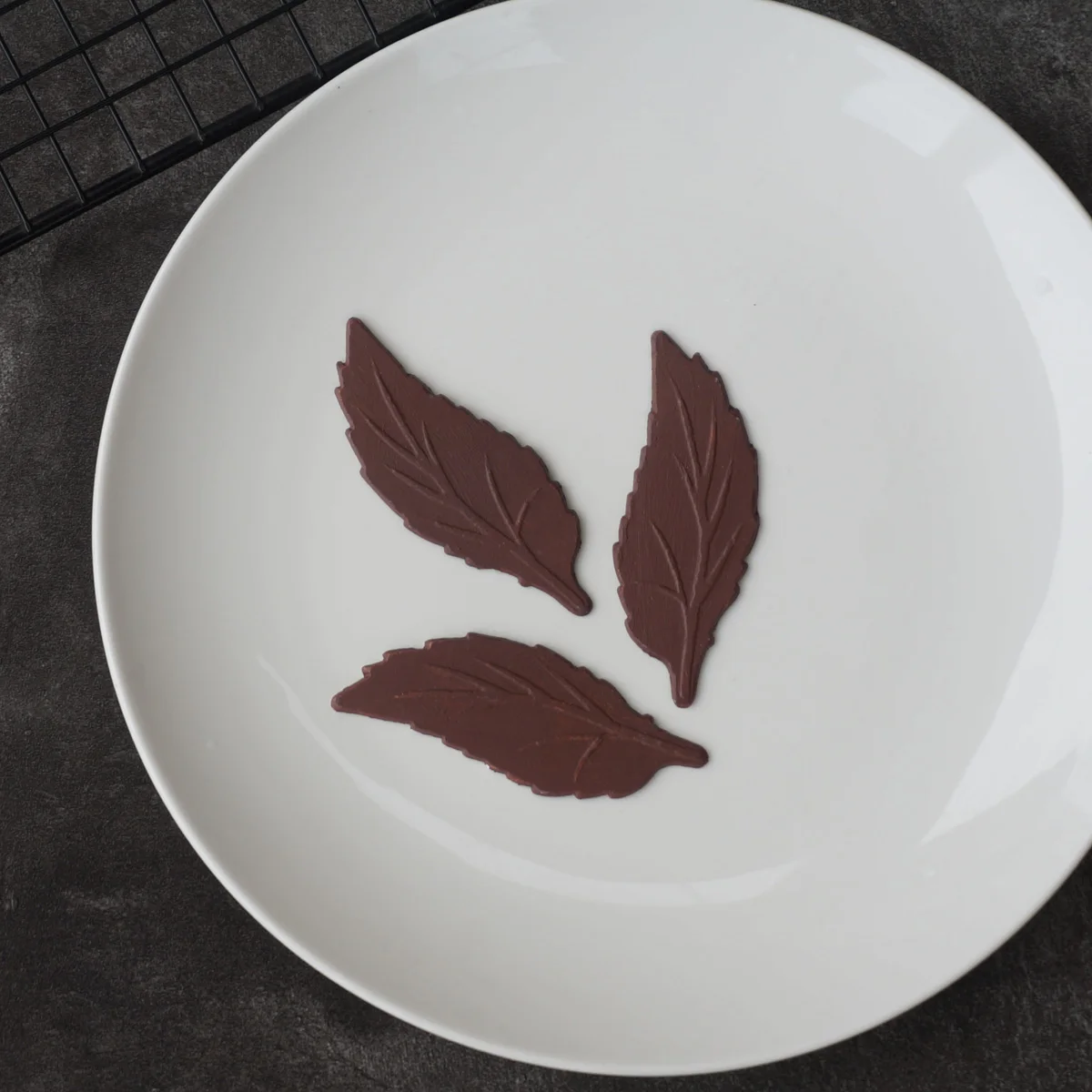 Lanceolate Leaf Shape Silicone Mold Cake Decorating Long Narrow Leaves Chocolate Transfer Sheet Mould Baking Stencil Chablon
