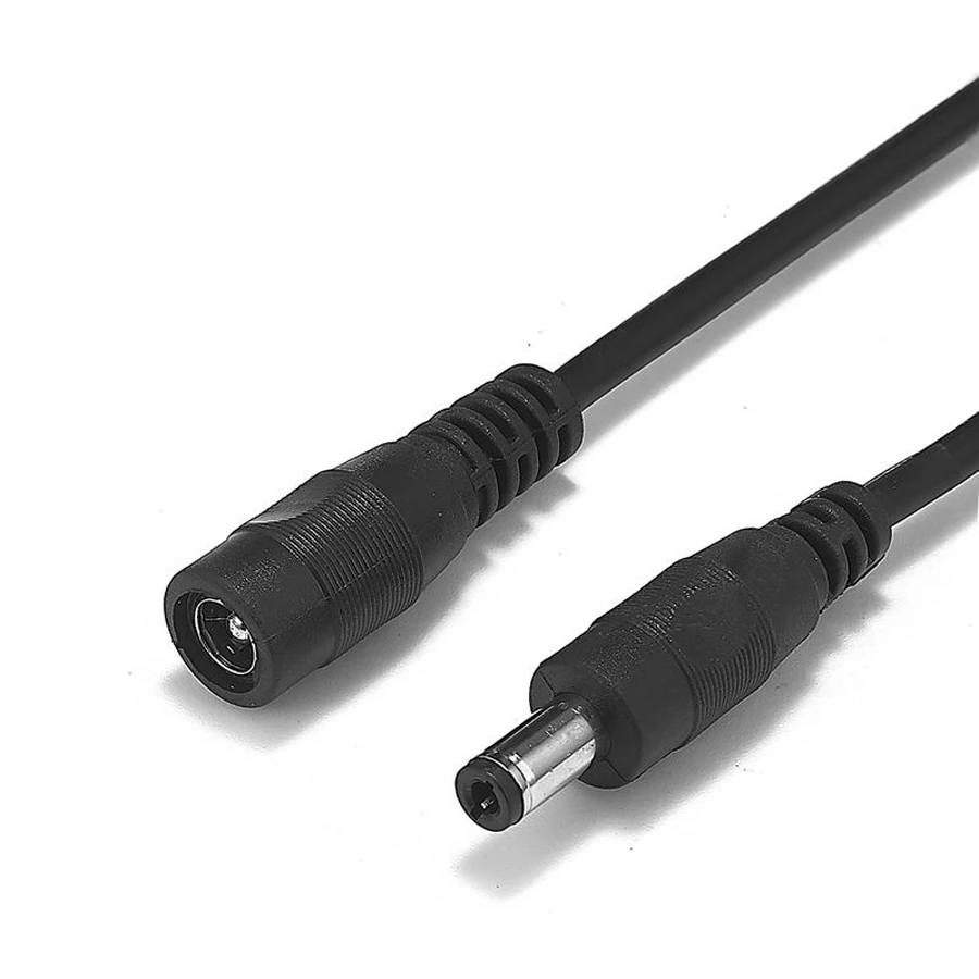 Imagem -06 - Anbiux Peças Cabo de Extensão de Alimentação dc Medidor 10ft Tomada Jack para 5.5 mm x 2.1 mm Macho Plug para Câmera Cctv 12 Volts Cabo de Extensão