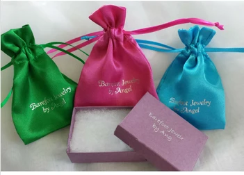 

CBRL satin small drawstring bag satin fabric jewelry drawstring bag wholesale custom gift bag shoe bag for jewelry hair gift