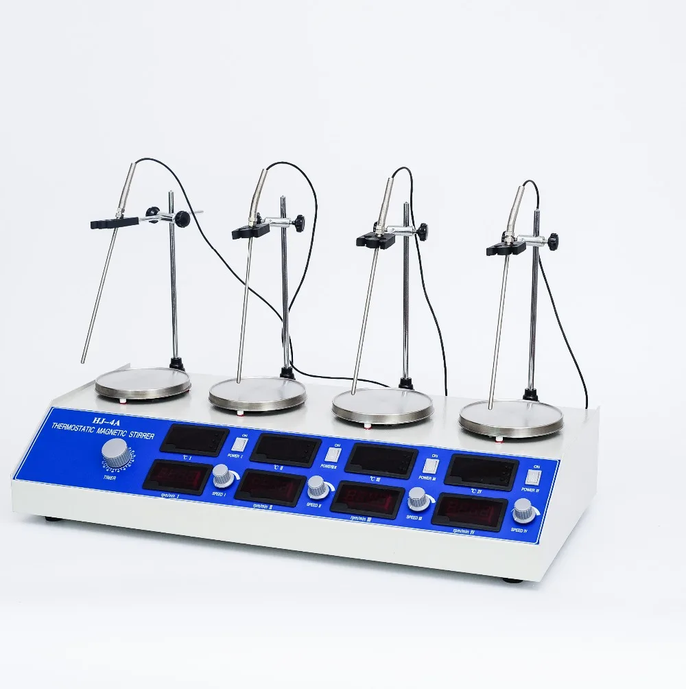 

HJ-4A Laboratory long temperature control magnetic stirrer Digital display