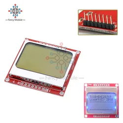 84X48 84*48 LCD Module With Blue Backlight Adapter PCB For Nokia 5110 For Arduino