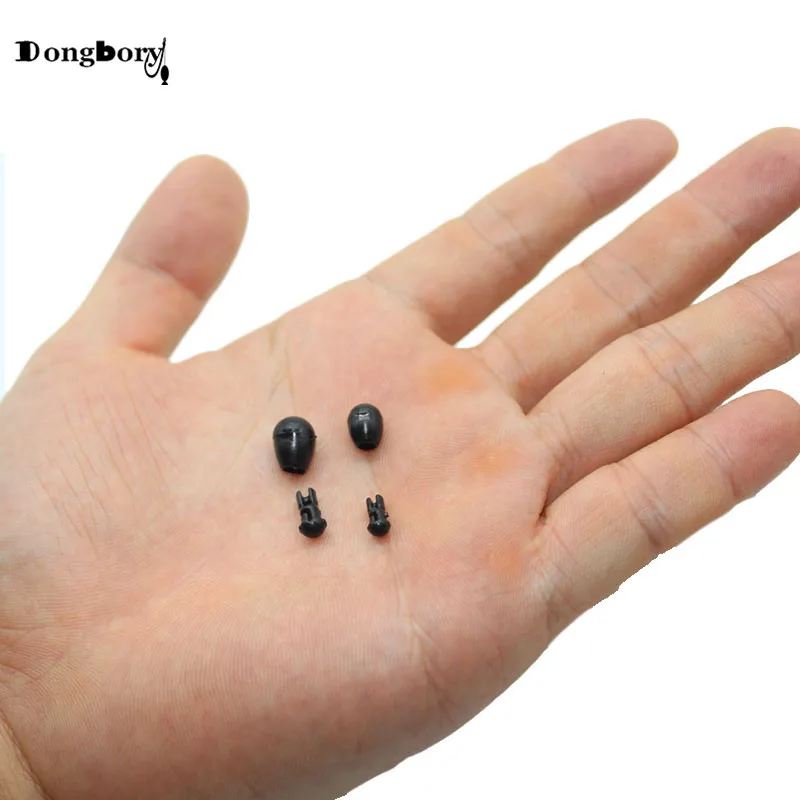 Dongbory 30PCS Rapid Quick Change Beads Camo Fishing Change Hooklength Instantly Shock Bead for Carp Fishing Method Feeder