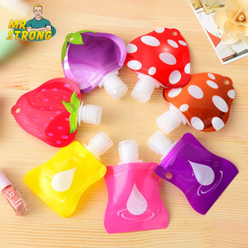 1pcs Lovely Travel Portable Mini Hand Sanitizer/Shampoo/Makeup Fluid Bottle Bathroom Products Packaging Bottles