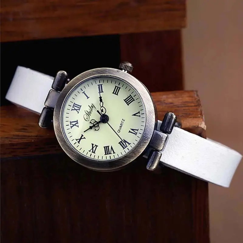 Shsby New Fashion Hot-Selling Leather Female Watch ROMA Vintage Watch Women Dress Watches - Image 16