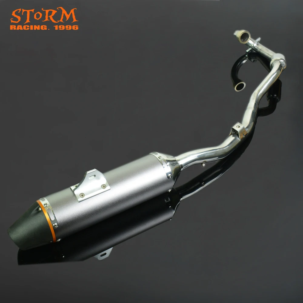 Complete Rear Exhaust Pipe Muffler Silencer System For Yamaha TTR230 TTR 230 2005-2016