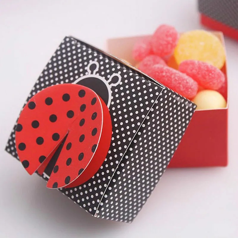 50pcs Wedding Candy Box Baby Shower Favor Box Party Decorations 