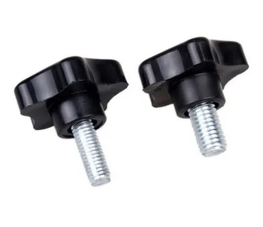 1pcs M10 black plum handle pentagonal screw star bakelite hand screws bolt home decoration bolts 60mm-100mm length