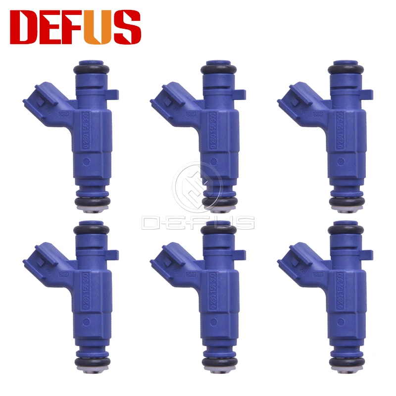 

DEFUS 6X OE 0280156300 Fuel Injector Nozzle For Suzuki Chevy Cadillac Pontiac Saturn 3.2L 3.6L 07-12 Bico 92068193 0 280 156 300