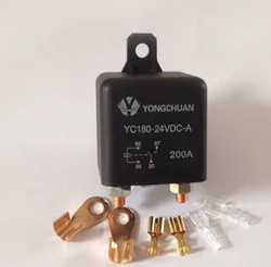 200A 12V High current start relay  YC180-12VDC-A Type Continuous 2.4W High Power Automotive Relay