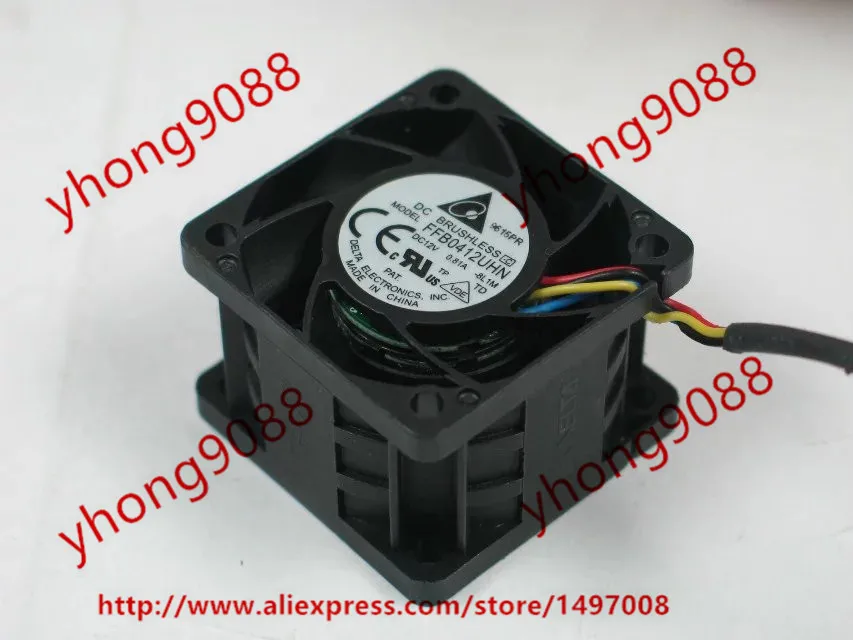 

Delta Electronics FFB0412UHN 8L1M DC 12V 0.81A 40x40x28mm Server Cooling Fan