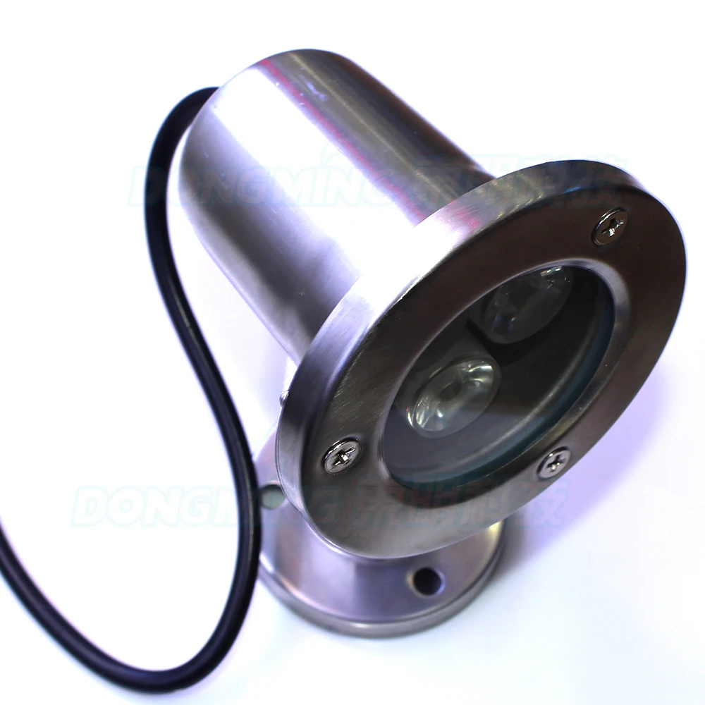 Underwater led lights stainless rgb AC85-265 3W underwater led lamp flat lens underwater pool lights