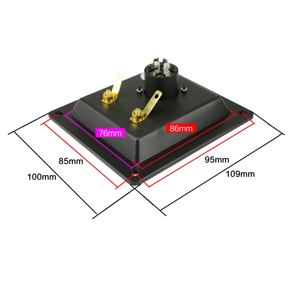 GHXAMP 2PCS Professional Stage Speaker Junction Box New ABS Plastic Wiring SPEAKON Connectors Copper terminal box accessories