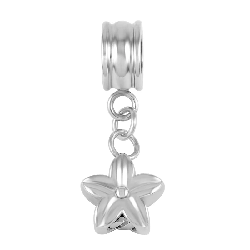 IJA0001 316L Stainless Steel Charm Accessories Heart/Star/Bead/Water drop Memorial Urn Pendant For Cremation Ashes