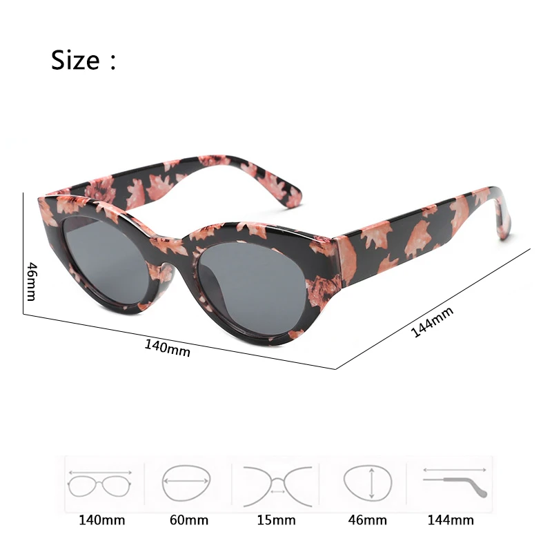 Psacss Vintage Cat Eye Sunglasses For Women Luxury Brand High Quality Sun Glasses Female Daily Eyewear oculos de sol feminino