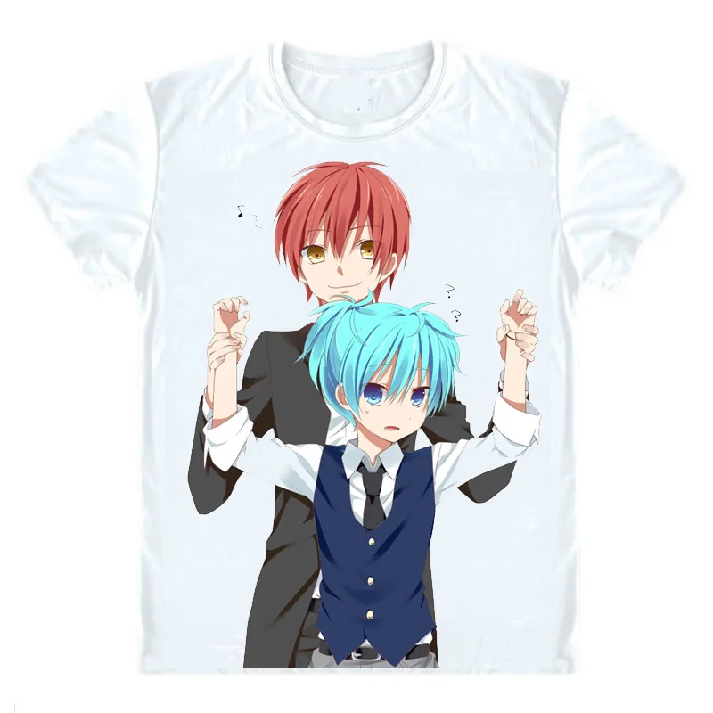 Camisetas De Assassination Classroom, camisas de Manga corta de Ansatsu, Kyoushitsu, camisa de Anime de Manga corta, Akabane, kaluma, clase 3-E, Cosplay