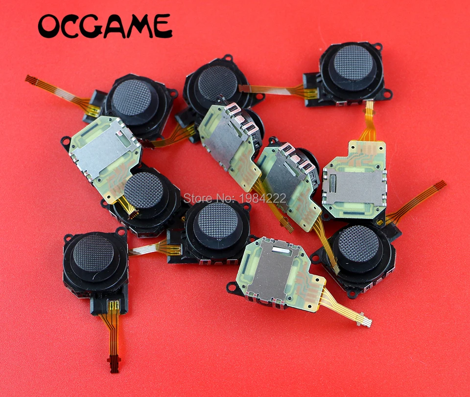 OCGAME 10pcs/lot Original and new 3D Analog Joystick Rocker Replacement for Sony PSP3000 PSP 3000 Game Console