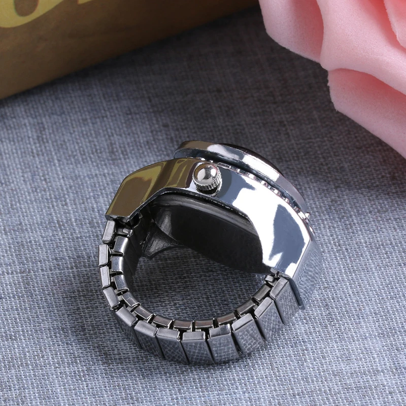 20mm Round Finger Ring Watch Jewelry Gift Modern Style