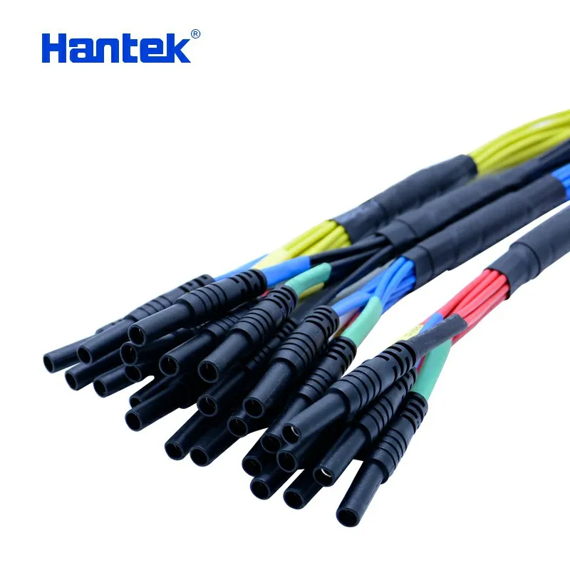 Hantek HT306 6-way Universal Breakout Leads for Automotive Oscilloscope Diagnostic 4 Sizes 0.6 mm, 1.5 mm, 2.3 mm and 2.8 mm