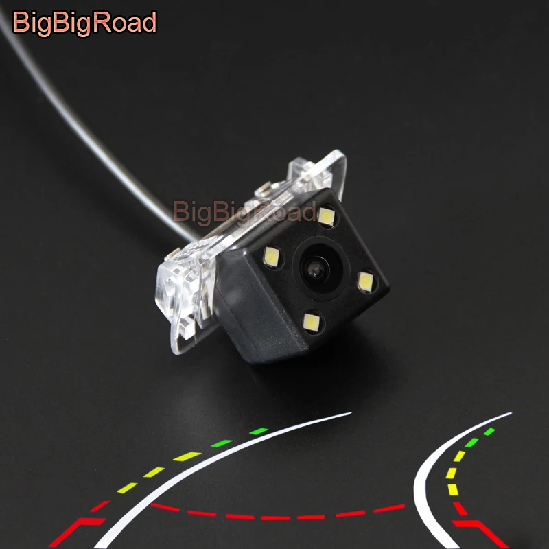 

BigBigRoad Car Intelligent Dynamic Trajectory Tracks Rear View CCD Backup Camera For Toyota Camry 2002 2003 2004 2006 2007 2008