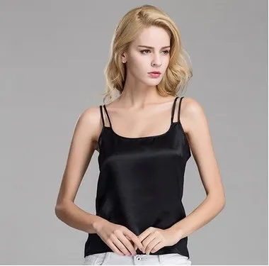 

Women's blockbuster condole belt vest 100% mulberry silk joker sexy cultivate one's morality