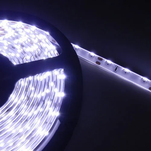 16.4FT 335SMD LED Strip Side emitting 5M 600leds 120Leds/M Side view IP65 Waterproof 12VDC club stair/cabinet Backlighting decor