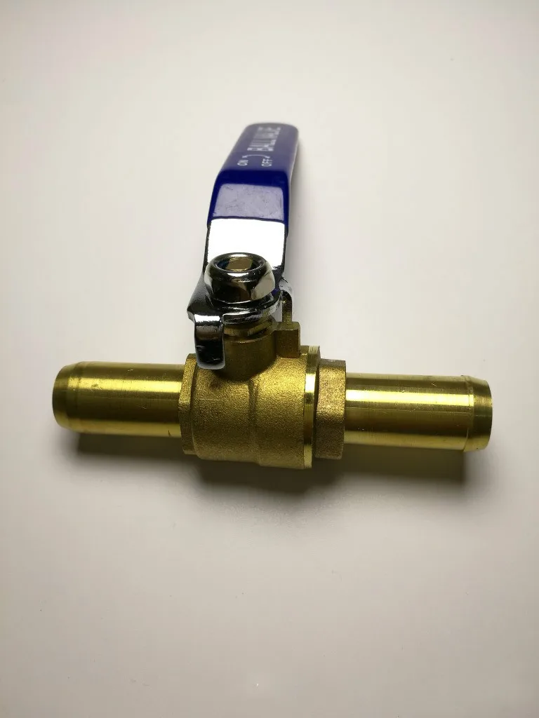 

16mm brass Weldless Compact Kettle Ball Valve Two way ball valves