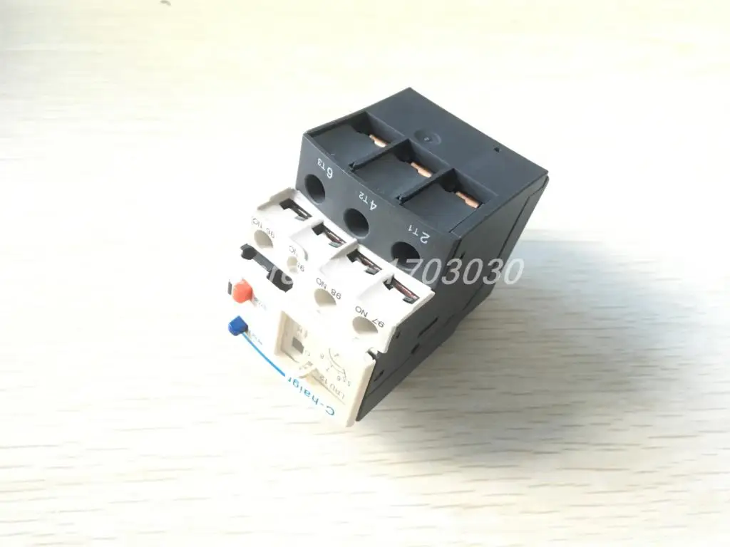 3 Pole AC 5.5A - 8A Electric Thermal Overload Relay 1 NO 1 NC