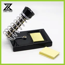 C-4 Soldering Iron Support Stand Station Metal Base with 5 Replacement Sponges Soldering Iron Cleaner