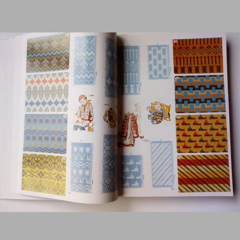 Brother Knitting machine DIY Sweater Volume Punchcard Pattern book 319pages