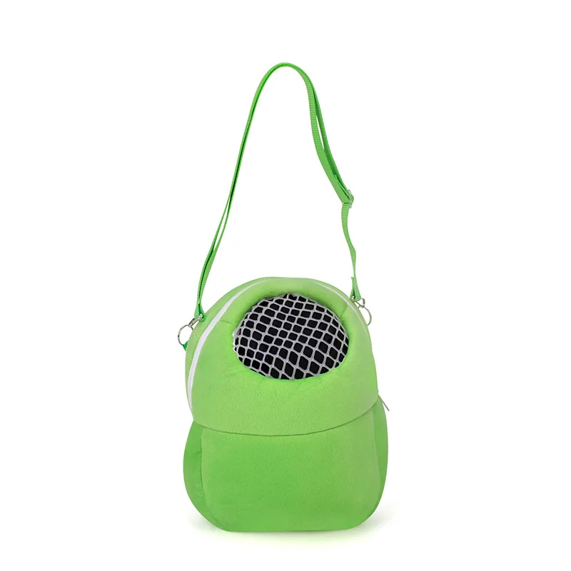 Small Pet Carriers Hamster Travel Carrying Bag Breathable Net Yarn Portable Pet Shoulder Bag Small Animal Case Safe Cave House