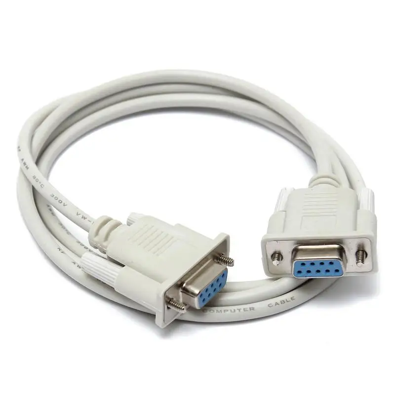 

New 1.5M Serial RS232 9 Pin Female To Female DB9 9-Pin PC Converter Extension Cable