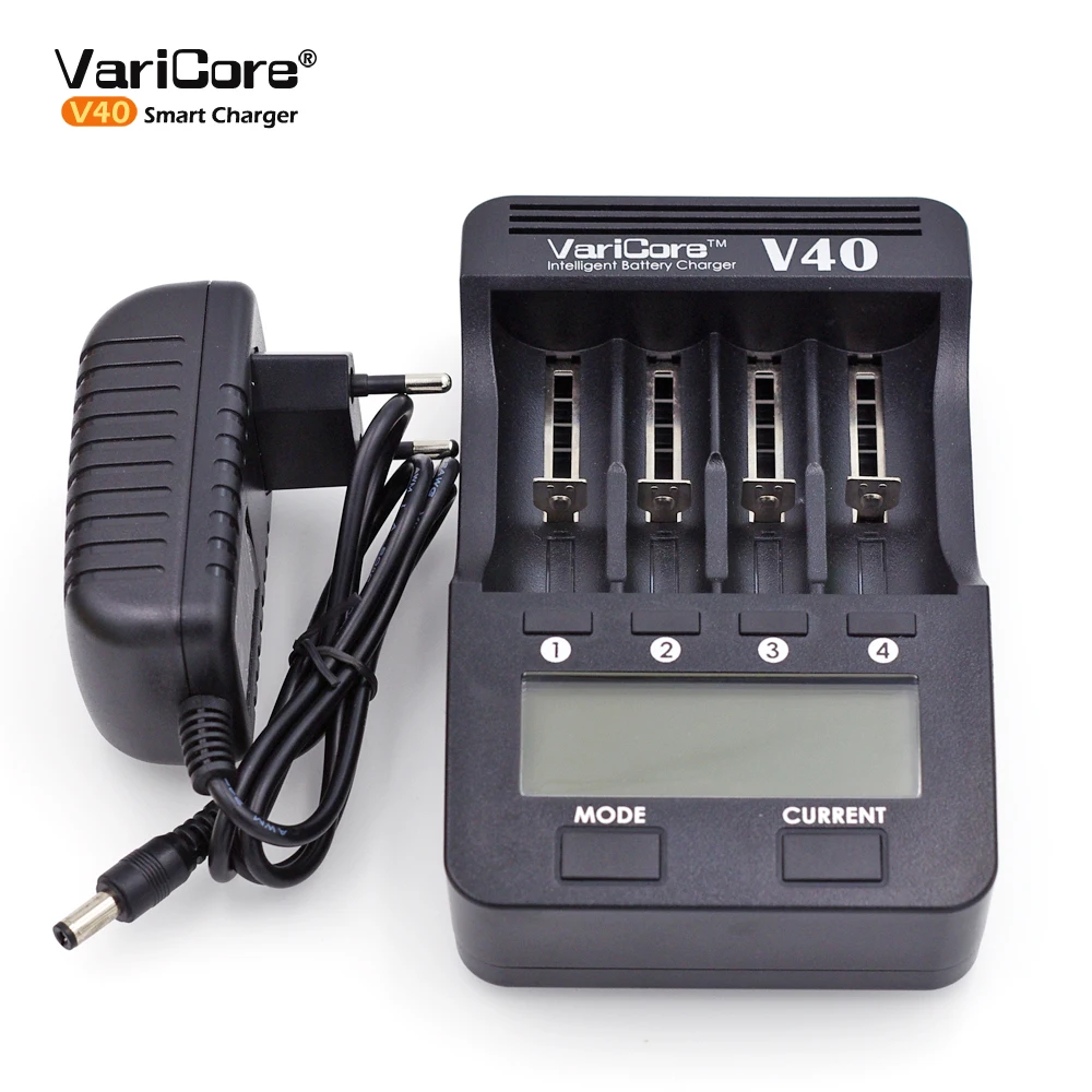 

2021 New VariCore V40 LCD Charger 3.7V 18650 26650 18500 16340 14500 18350 lithium battery 1.2 V AA / AAA Ni-MH batteries