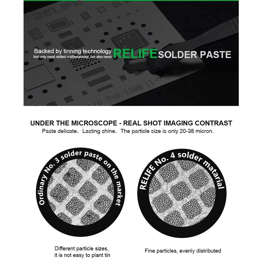 10CC 183 degrees Solder Paste Flux No-clean Original RELIFE Soldering Paste RL-403 Solder Tin Sn63/Pb67 For soldering iron