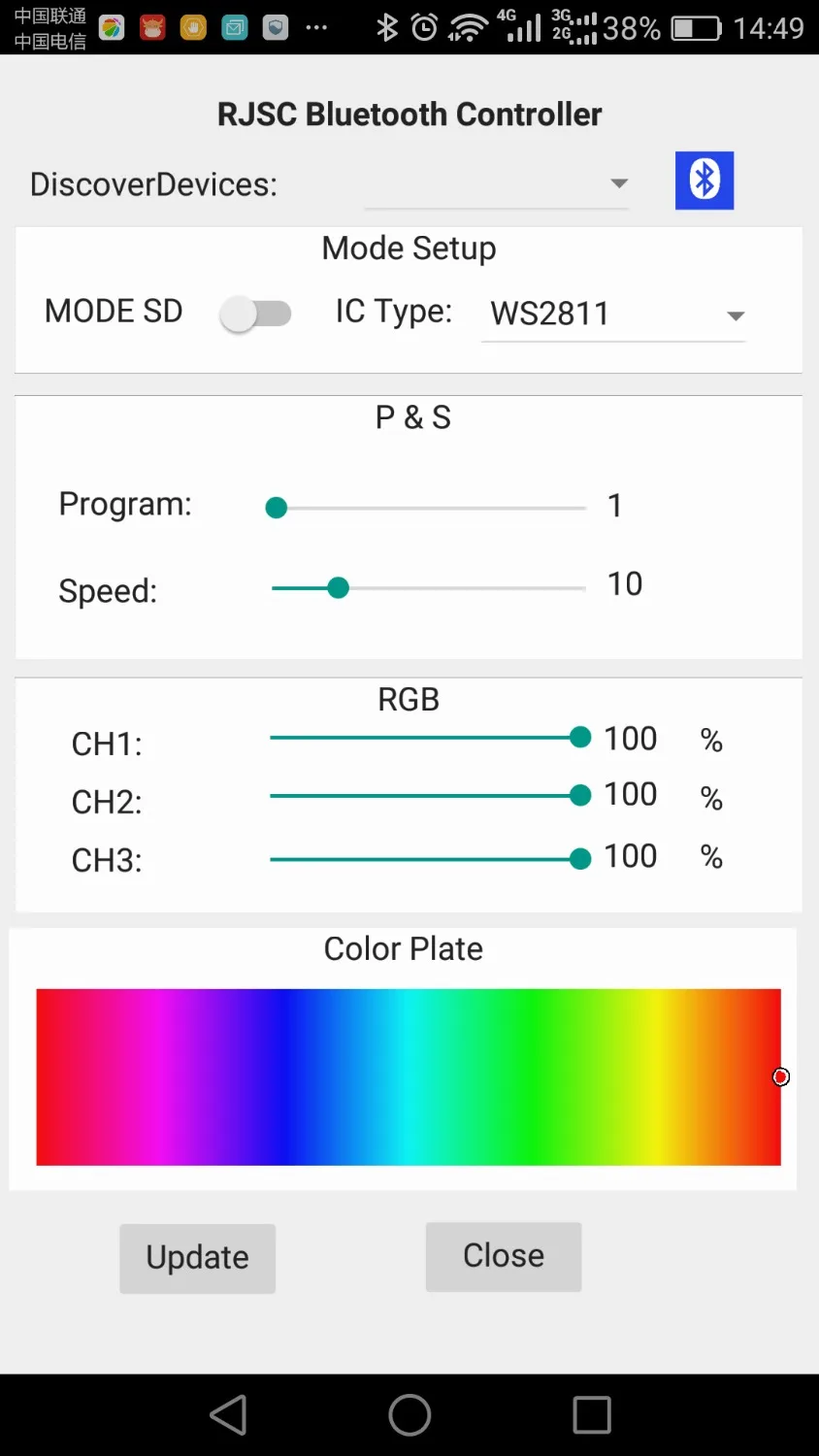 Imagem -03 - Bluetooth Led Pixel Controller Dimmer Digital Suporte Dmx Console Suporta os Programas Apa102 Ws2812b Ws2811 Dmx512