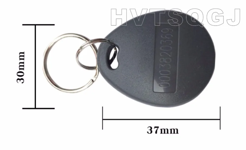 100pcs 125KHz RFID Tag Waterproof RFID Cards Keyfobs Keychain Key Finder Access Control Cards