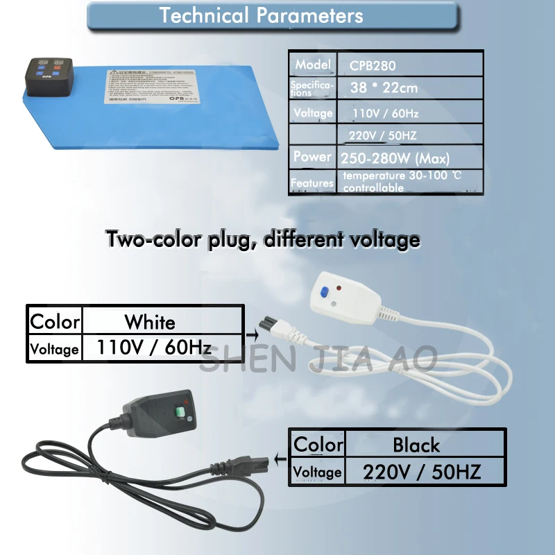 Mobile phone split screen treasure iphone Samsung mobile phone replacement touch screen split screen heating separation 110/220V