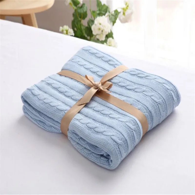 Comfortable Blanket Beds Cover Soft Throw 100%Cotton Air Conditioning Manta Sleeping Bedspreads Cobertor Office Tippet